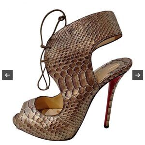 Allegra 120 Python Pumps- Like NEW